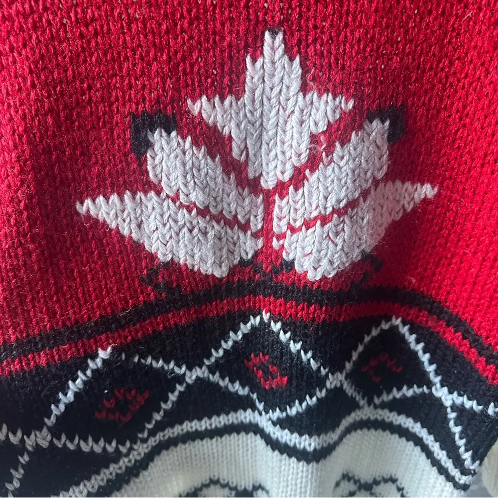 Hand Knit Wool Sweater - Picture 3 of 5